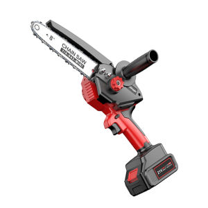 เลื่อยไฟฟ้าไร้สาย เลื่อยโซ่ไฟฟ้า 8 นิ้ว เลื่อยไฟฟ้าแบต เลื่อยโซ่ไรสาย 1300W เลื่อยมือพกพา ประสิทธิภาพสูง ใช้พลังงานต่ำ ทนทาน