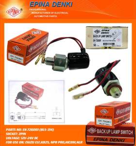 EN726001 BRAND EPINA DENKI BACK UP LAMP SWITCH (REVERSE SWITCH) (NORMALLY OPEN FUNTION) FOR USE ON: ISUZU ELFNPR