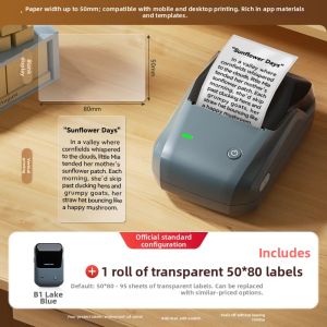 Niimbot | Clear Multi-functional Label Printer Small Handheld 