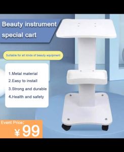 Beauty instrument Cart/beauty Salon Special Storage Shelf/Small Bubble Mobile Nail Art Three-layer Tool Cart美容仪器置物架小推车