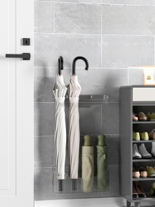 Umbrella Storage Rack Home Doorway Umbrella Storage Rack Commercial Fabulous Draining Gadget Hanging Entry Door Rear Bracket Umbrella Bucket