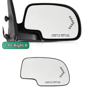 For Chevy Chevrolet Avalanche Silverado Suburban Tahoe 1500 3500 Door Wing Rearview Mirror Glass Heated Side Mirror Lens