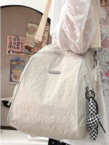 OUDENGPAI | Womens Small Travel Backpack Lightweight Yellow New 2025 Fashionable Durable Polyester Lining Medium Waterproof Zipper Closure