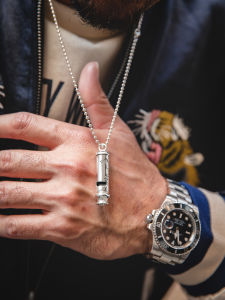 MADENGFUSHU | Pendant Whistle Can Be Blown Necklace