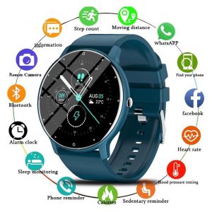 Mens Smart Watch Womens Sports Fashion Waterproof Smart Bracelet Sleep Monitor Fitness Tracker GPS Tracking and Positioning Watch