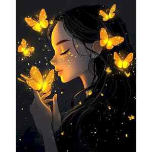 Kayou | 40x50cm Painting By Numbers Figure Handpainted Paint By Numbers Women on Canvas DIY Number Painting Unique Gift