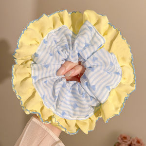 Ballet Style Satin Hair Ties Butterfly Knot Skirt Edge Large Bow Hair Bands Girls Hair Accessories for Bun Hair Ties Hair Bands