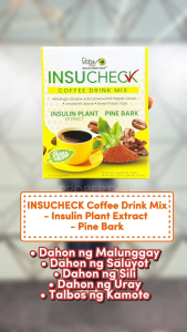 Insucheck Coffee Drink Mix With Insulin Plant Pine Bark Extract And Sweetened With Stevia First Vita Plus Natural Health Drink Health Pack Drink Mixer Set Switch Drinks - Lazada