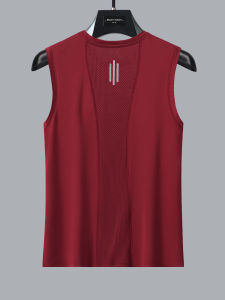 LIEYAN | Stylish Ice Silk Breathable Womens Vest Red