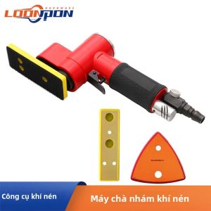Máy Chà Nhám Khí Nén Hình Tam Giác Quỹ Đạo Ngẫu Nhiên 15000 Vòng/phút Dùng Để Đánh Bóng Kim Loại - Dụng Cụ Đánh Bóng Giấy Nhám Loonpon
