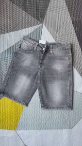 Quần short jean nam XÁM NHẠT đẹp phong cách 2024 vải jean dày mềm kiểu dáng trẻ trung đúng form giá tốt