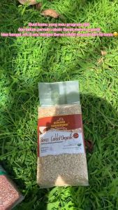 SIRTANIO Beras COKELAT Organik 1kg (Brown Rice /Beras Pecah Kulit) - Beras Sehat untuk MPASI/Diet Rendah Gula Kalori