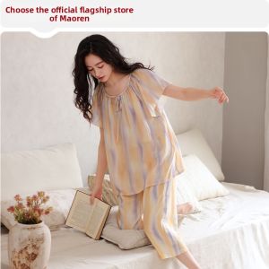 MiiOW | Plus Size Adult Womens Summer Lightweight Home Wear Set