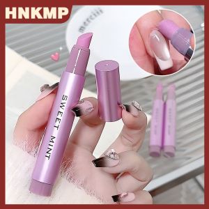 HNKMP น้ำมันหนังกำพร้าที่ทำจากเซรามิก3 In1ทำให้เล็บสว่างขึ้นเครื่องกำจัดหนังกำพร้าให้ความชุ่มชื่นปากกาบำรุงเล็บเอสเซนส์ซ่อมแซมเล็บเสียหาย3.5ก.