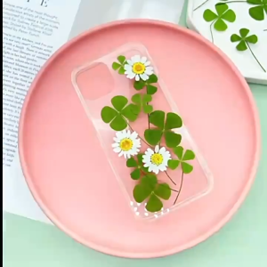 12Pcs Nature Real Flower Petals Pressed Four Leaf Clover for DIY Candle Craft Bookmark Gift CardFlores secas Facial Decor