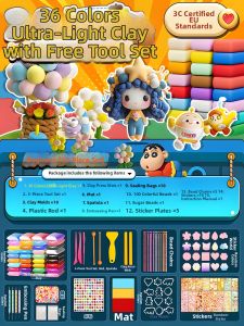 Child-Friendly Ultra-Light DIY Clay 500g