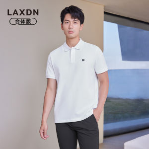 Áo Thun Polo Cổ Bẻ Tay Ngắn Cotton Nguyên Chất Thoáng Khí Mùa Hè 2025 Laxdun Dành Cho Nam Áo Thun Đa Năng Thường Ngày