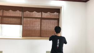 Bamboo Roller Blind Outdoor Blinds For Window Roller Blind Sunshade For Home Window New Style Adjustable New Chinese Style Bamboo Curtain Door Curtain 竹帘