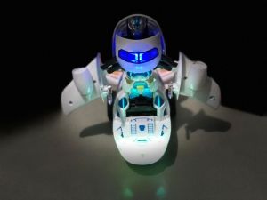 2 in 1 mainan anak pull back pesawat reformation berubah menjadi robot suara dan lampu qbell store