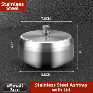 WEIMEIYUAN | Stylish Luxury Anti-Smoke Flying Covered Ashtray Large