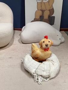 ZTOYL | Creative Stuffed Plush Pillow Funny Chicken Cat Cabbage Design Skin-friendly Soft Cushion for Living Room Decor Kids Gift