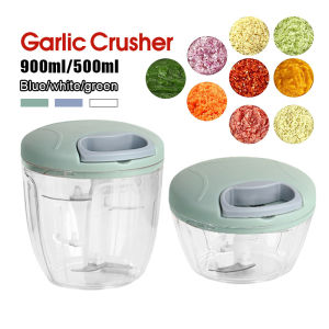 Máy xay tỏi ớt cầm tay mini máy nghiền tỏi dụng cụ xay tỏi ớt dây rút tiện lợi máy xay nhà bếp chất lượng