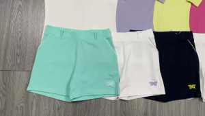 Set đồ nữ tập gym pickleball tennis cầu lông áo cổ trụ quần đùi vải thun poly cao cấp co giãn 4 chiều BINSPORTS BN118