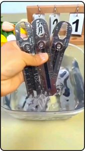 9 In 1 Cutter Karter Carter Stainless Besar Penggaris Besi 10 CM Pisau Potong Kertas Kardus Paket Kunci Pas Alat Buka Tutup Botol