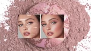 ibcccndc | Lakerain Baked Color Correcting Foundation Long-Lasting Slight Covering Power Multi-Functional Setting Powder Facial Makeup