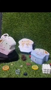 Celengan Besi TAS Gembok Kunci RABBIT Kelinci Lucu Unik Souvenir Anak