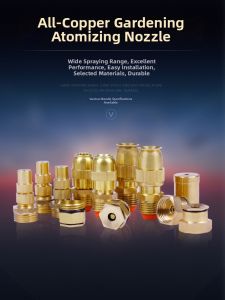 nadster | Adjustable Brass Mist Sprinkler 4-inch