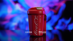 ของขวัญคริสต์มาส COCA COLA x GERM แก้วเก็บความเย็น Coffee Cup แก้วน้ําเก็บอุณหภูมิ สเตนเลส 316Lรักษาความร้อนและเย็น ง่ายต่อการพกพา