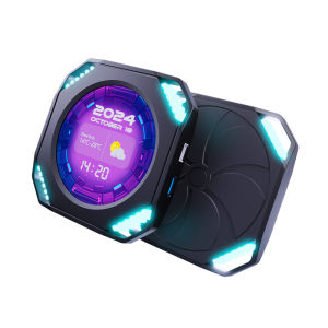 Mirabox เคส DR21หน้าจอรอง2.1นิ้วหน้าจอซิงโครนัสระบายความร้อนด้วยน้ำของขวัญอุปกรณ์คอมพิวเตอร์ที่กำหนดเอง