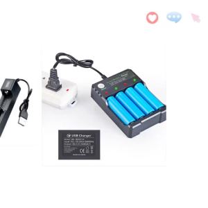 Bộ Sạc USB Thông Minh Đa Năng Một Khe Cắm Dành Cho Pin Lithium 18650 26650 3.7V-4.2V Tương Thích Với Đèn Pin Đồ Chơi Sạc Dự Phòng