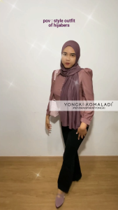 YONGKI KOMALADI CASEY - FLAT SHOES OL-EJM-810 KREM/HIJAU/HITAM/LILAC