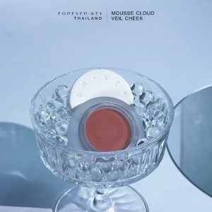 บลัชออนมูสกำมะหยี่ No.02 ออกัสท์ แอปริคอท (August apricot) FOREVERKEY Mousse Cloud Veil Cheek