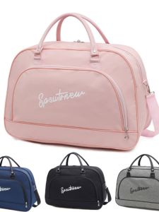 กระเป๋าเดินทางความจุขนาดใหญ่ ผู้หญิง กระเป๋าถือการเดินทางระยะสั้นกระเป๋ากระเป๋าเดินทางพับได้กระเป๋าผู้ชายกันน้ําฟิตเนสกระเป๋าเดินทางธุรกิจ