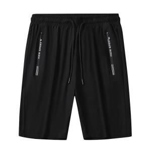 ROMON | Romon Quick Dry Ice Silk Mens Shorts Summer Running Sports Loose Large Size Casual Five-Quarter Length Mid-Waist Pants