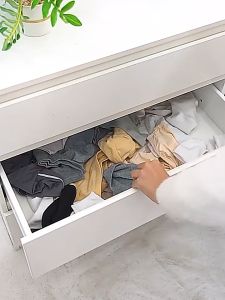 Cloth Storage Box Foldable Waterproof Wardrobe Drawer Closet Organizer Multipurpose Storage box Underwear Panties Socks Bra Lingerie simpan baju衣橱收纳