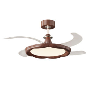 DGY | Vintage Stealth Fan Light Walnut Wood