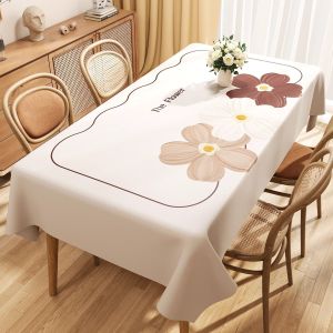 ZHUYUEGE | Thick Waterproof Oil-Resistant Heat-Resistant Rectangular Tablecloth