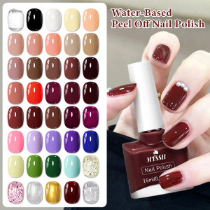 15ml Water-Based Nail Polish 40 Colors Long Lasting Quick Drying No Need of Lamp to Cure Nail Supplies Vernis for Nails Manicure