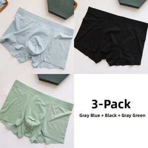 econice | Seamless Boxer Briefs Modal Graphene Antibacterial Large Size