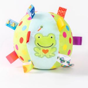 Pet Dog Toy Ball Plush Self Entertaining Chew Resistant Teeth Grinding Relief Boredom Buster Corgi Rubber Ball Dog Toys