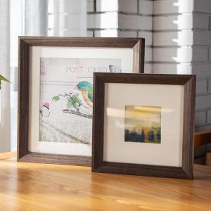 Square Xuan Paper Calligraphy Framing Solid Pine Frame