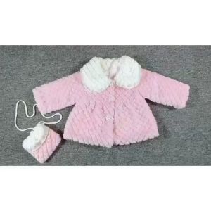 Jaket Anak Perempuan Bulu Tebal & Fashionable JK38