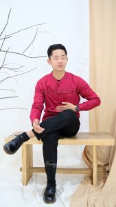 Baju Koko Lengan Panjang Terbaru Kombinasi Kemko Benang Elrumi Bisa Cod