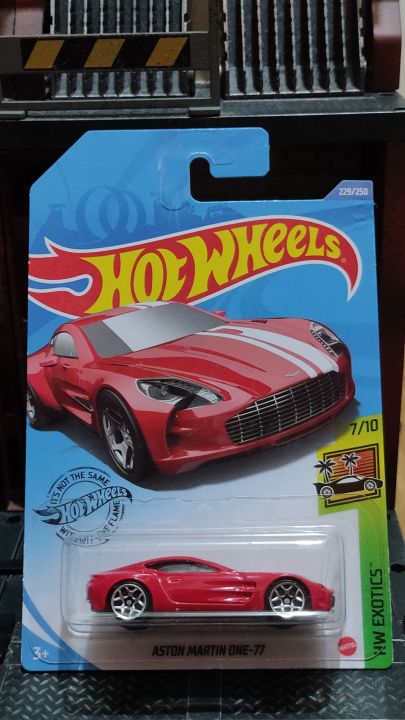Hot Wheels Aston Martin One-77 2018 - Exclusivité ZAMAC - Édition Exotics - Boîte Non Ouverte