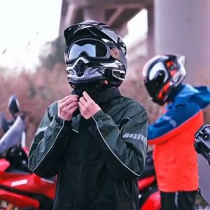 🔥Ready Stock🇲🇾 MOTOWOLF Night Reflection Raincoat MDL0403B Motorcycle Rider Baju Hujian