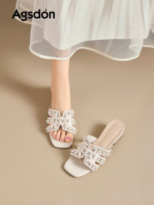 Agsdon | High Heel Summer Sandals Slipper Wearable with Skirts